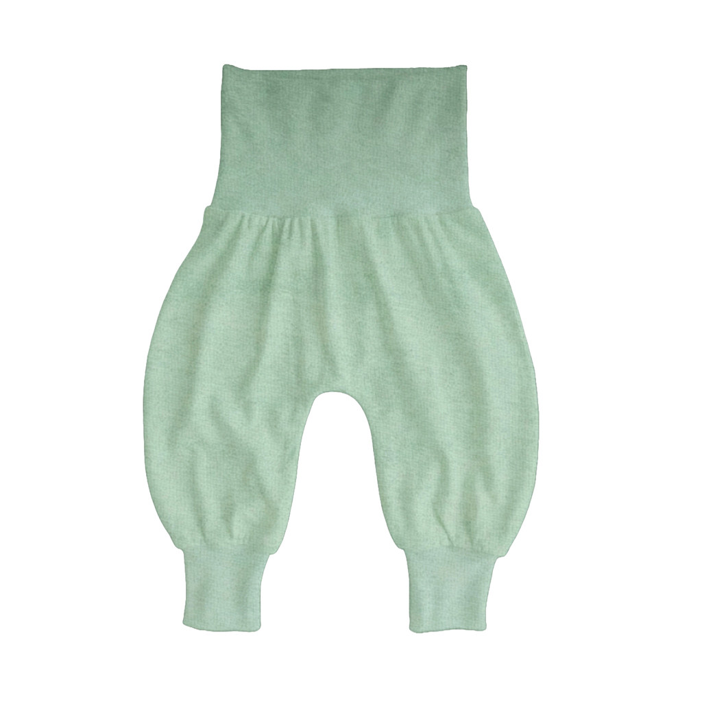 Sage  Green Velour Trousers